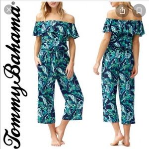 Tommy Bahama Breezy Palms cropped jumpsuit XS